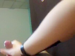 Masked babe sucking cock and riding it