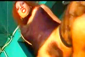 Mature heeled tranny banged
