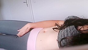 Me touching myself in pants and cumming