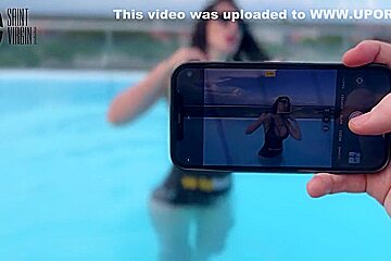 Met A Sexy Brunette At A Resort And Fucked Her In Mouth All Weekend
