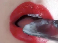 Miho Aikawa gets vibrator in slit from behind
