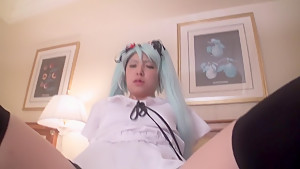Miku Oso Takes On A Black Cock