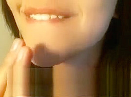 Miley gorgeous brunette teen 18+ toying pussy and fisting