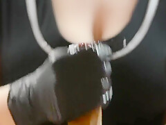 Miss Fantasy - Masseuse Handjob In Latex Gloves 2