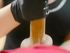 Miss Fantasy - Masseuse Handjob In Latex Gloves 2