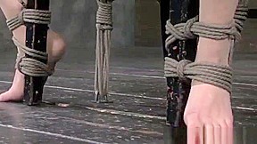 Mouth gagged sub getting TT NT
