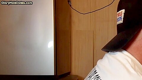 Mouthjizzed gloryhole DILF sucks POV rod in homemade closeup