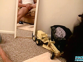 Muscled Hunk Jerks His Meat - Adonis