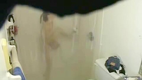 My Step sister Masturbating And Cumming In Shower