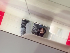 My girlfriend enjoys cheating on me in the public WC