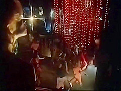 NAKED DISCO - vintage 70s blonde big tits dance tease