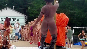 Naked girls on stage Nudes a Poppin 2019