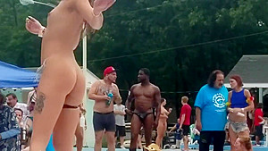 Naked girls on stage Nudes a Poppin 2019