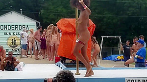 Naked girls on stage Nudes a Poppin 2019