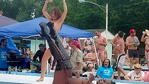 Naked girls on stage Nudes a Poppin 2019