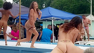 Naked girls on stage Nudes a Poppin 2019