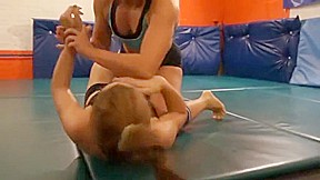 Natalia Vs Morgana wrestling