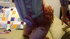 Naughty Ivy is sexy Pocahantas Solo Masturbation