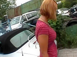 Naughty Redhead Sucks A Strangers Cock