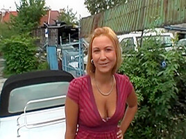 Naughty Redhead Sucks A Strangers Cock