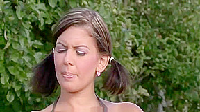Naughty granny toying her Step son's GF
