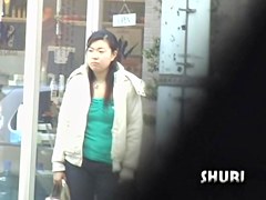 Nice Jap broads lose their tops in public sharking incidents
