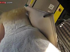 Nice to see sexy buttocks in the free upskirt scene