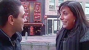 Nice-looking Amsterdam Hooker Rides A Large Hard Rod
