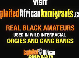 Nigerian Immigrant In Interracial Hardcore Anal Threesome