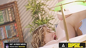 OOPSIE - Naughty Emma Rose Kasey Kei Double Team Mischievous Avery Jane In Public Library