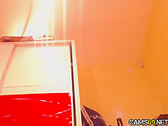 Oiled Big Tits And Fine Pussy On Webcam
