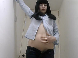 Open shirt navel play