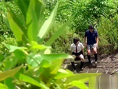 Oriental bizarre teenagers 18+ pissing