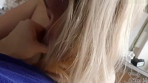 PUBLIC ROOFTOP BLOWJOB FROM TINY BLONDE 18 YEAR OLD SPINNER IN EUROPE CUM