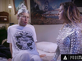 PURE TABOO Conspiracy Theorist Is Anally Probed By Sexy Female Extra-Terrestrial