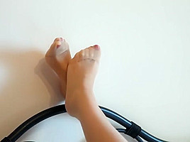 Pantyhosed Feet