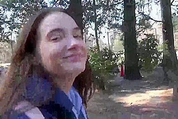 Passionate teen 18+, Gia is getting a hard dick inside her hairy pussy after she sucked it
