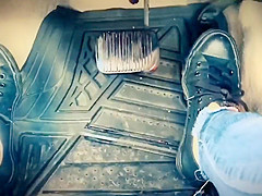Pedal pumping while masturbating