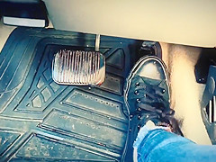 Pedal pumping while masturbating