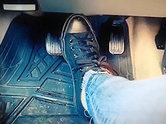 Pedal pumping while masturbating