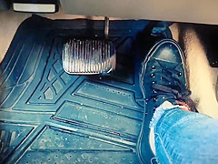 Pedal pumping while masturbating