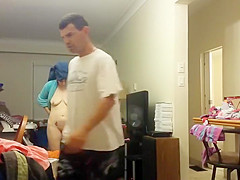 Peeping on mature's lady pussy tattoos