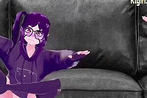 Petite American Brunette Femboy With Glasses Webcams Solo