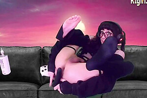 Petite American Brunette Femboy With Glasses Webcams Solo