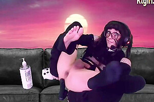 Petite American Brunette Femboy With Glasses Webcams Solo