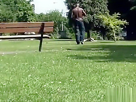 Picking up a hot milf housewife in the park
