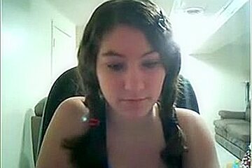 Pigtails cutie on livecam