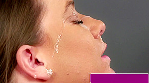 Plump Brit Nun Cocksucking Until Face Spunked