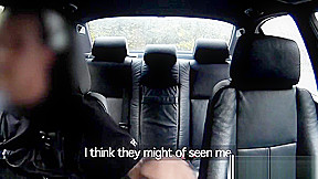 Police man anal fingers blonde slut in car
