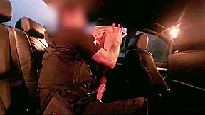 Police man anal fingers blonde slut in car
